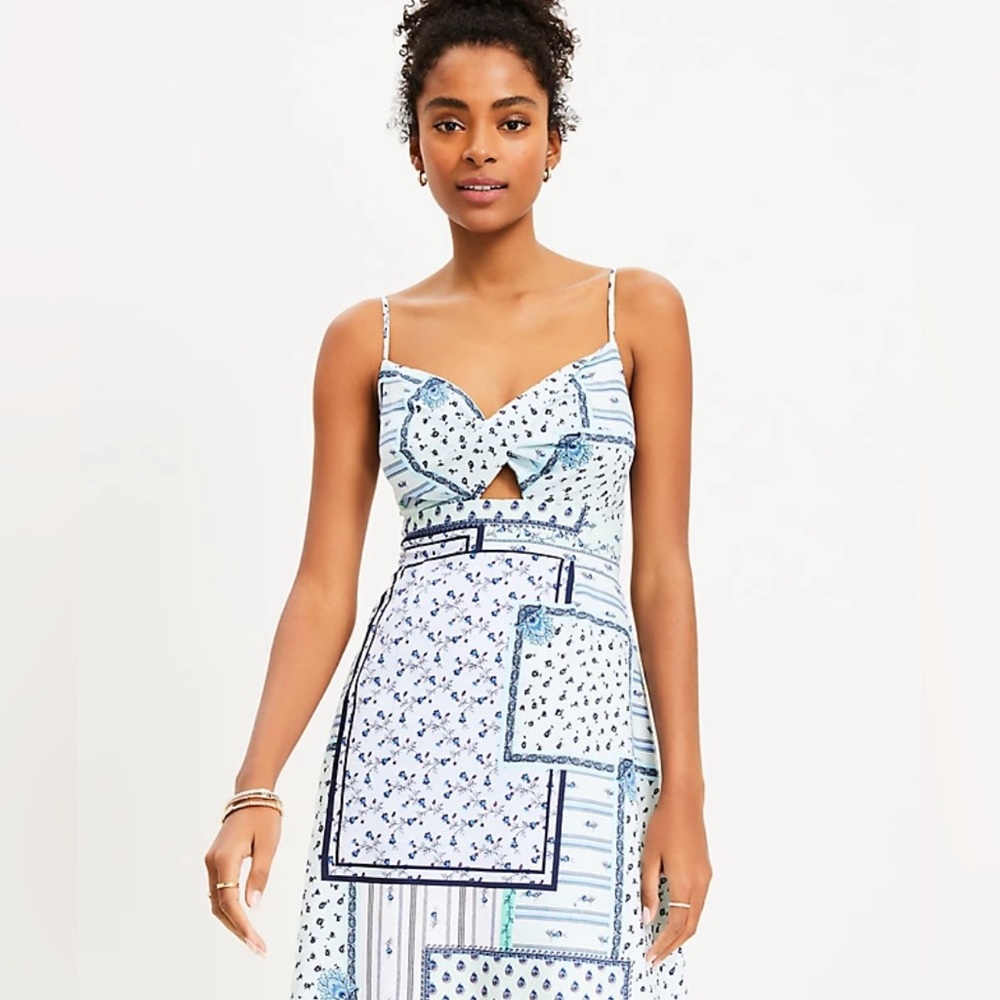 LOFT patchwork dress!!